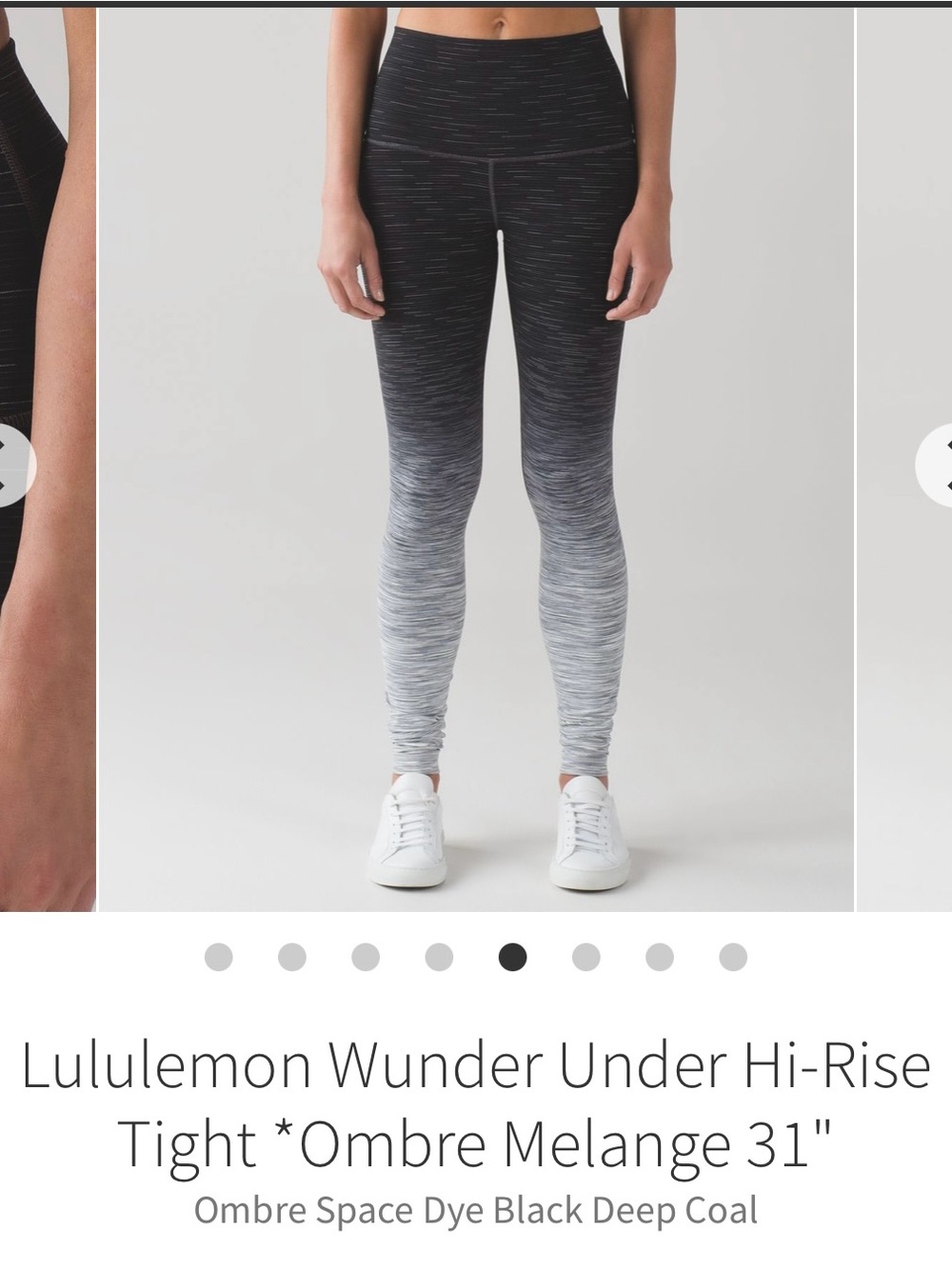 Lululemon Wunder Under Hi-Rise
Tight *Ombre Melange 31" Size 6 - Picture 3 of 9